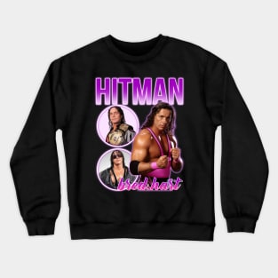 VINTAGE BOOTLEG HITMAN BRET HART 90S STYLE Crewneck Sweatshirt